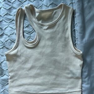 shein cut out ribbed top